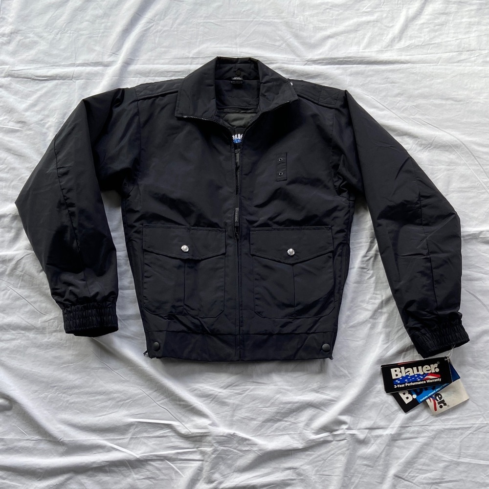 Blauer B.Dry B.Warm Black Bomber Jacket TNT 6120 Mens XS Navy